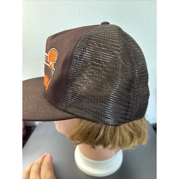 Vintage Cleveland Browns NFL strap Brown hat Annco Pro Model Hat - Picture 2 of 5